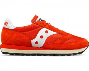 Men's Saucony Jazz 81 Lifestyle Red | White | S-146678